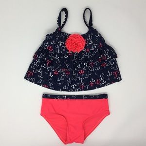 🎀KOALA KIDS Anchor Print Tankini • 9-12M